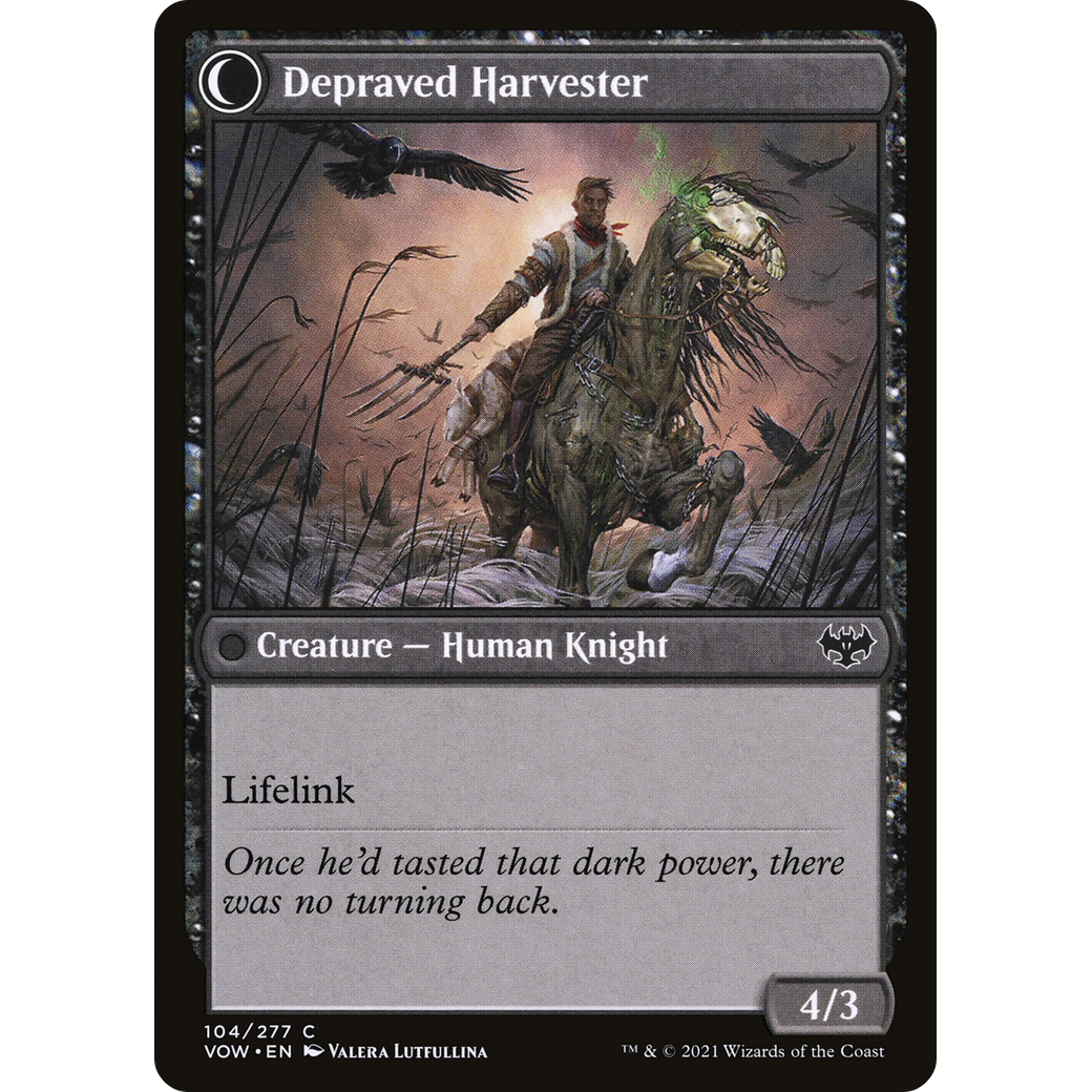 Desperate Farmer (VOW-104) - Innistrad: Crimson Vow: (Double Faced Transform) Foil