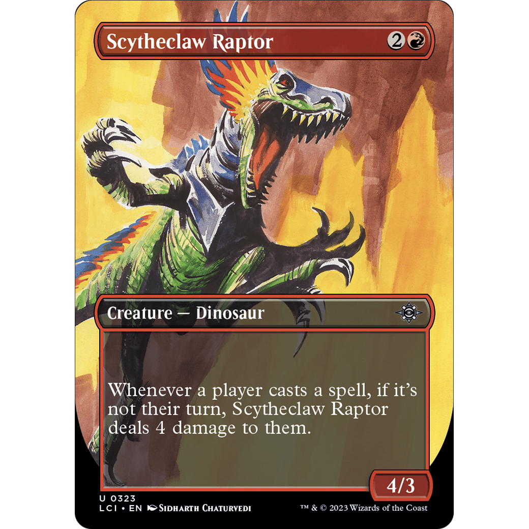 Scytheclaw Raptor (LCI-323) - The Lost Caverns of Ixalan (Borderless)