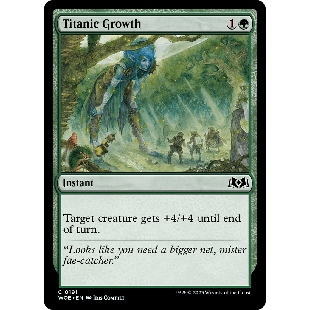 Titanic Growth (WOE-191) - Wilds of Eldraine