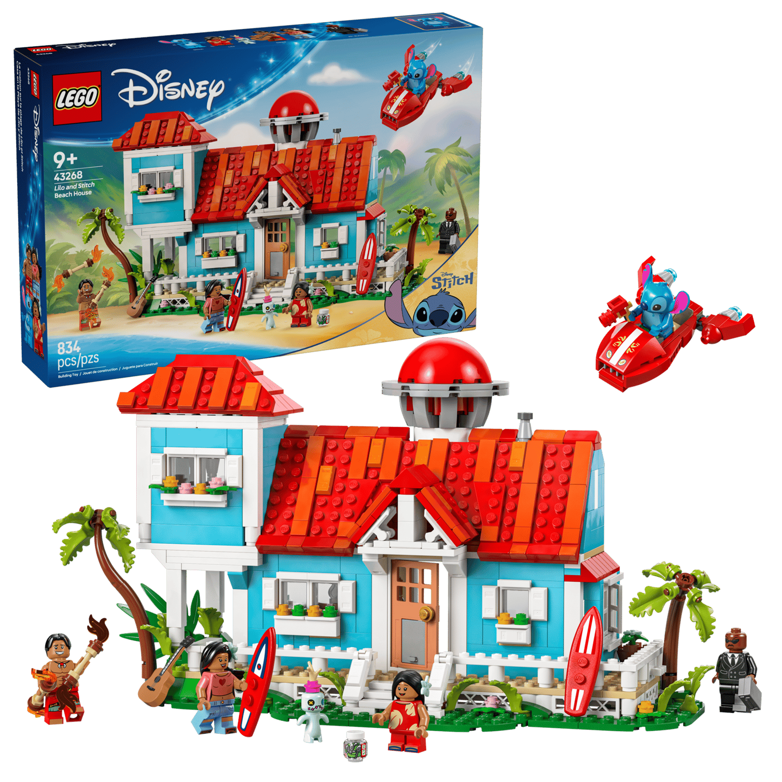 [REBOXED] LEGO® Disney™: Lilo and Stitch Beach House [43268]