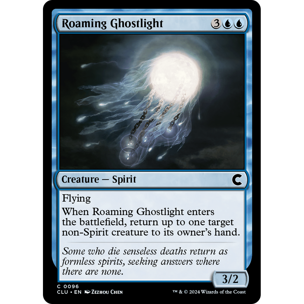 Roaming Ghostlight (CLU-096) - Ravnica: Clue Edition