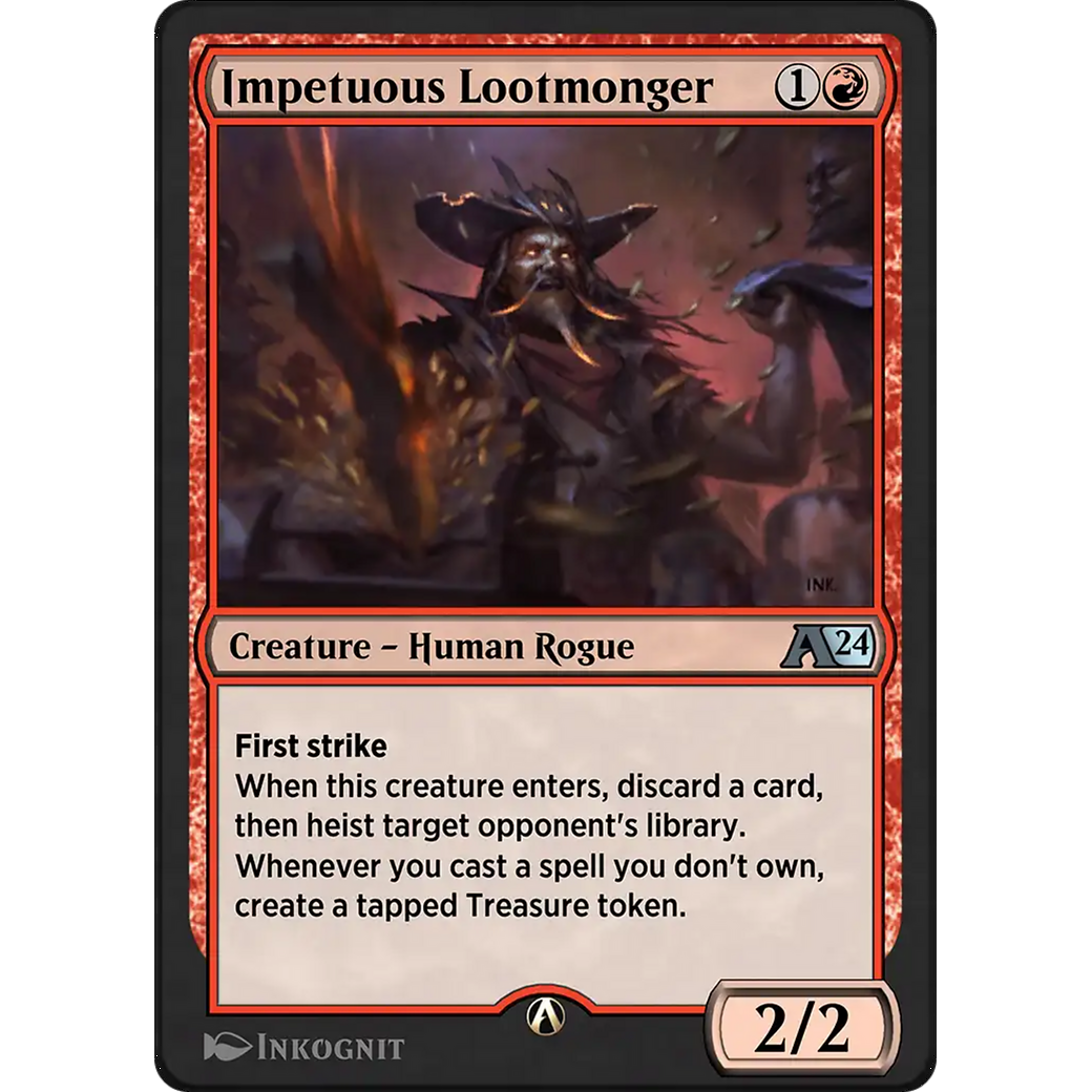 Impetuous Lootmonger (YOTJ-012) - Alchemy: Outlaws of Thunder Junction