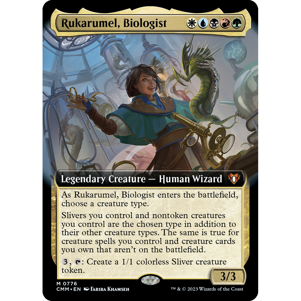 Rukarumel, Biologist (CMM-776) - Commander Masters: (Extended Art) Foil