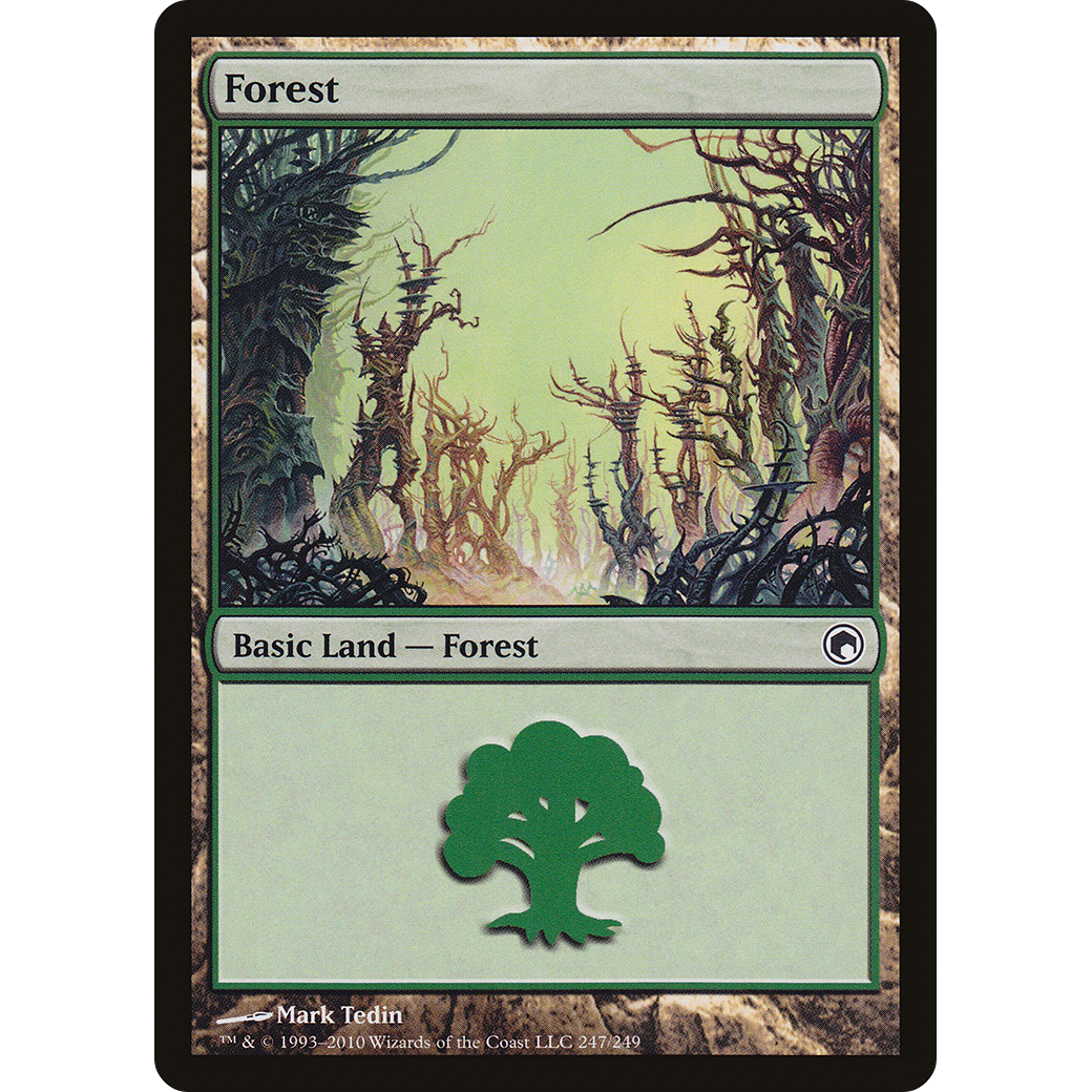 Forest (247) (SOM-247) - Scars of Mirrodin