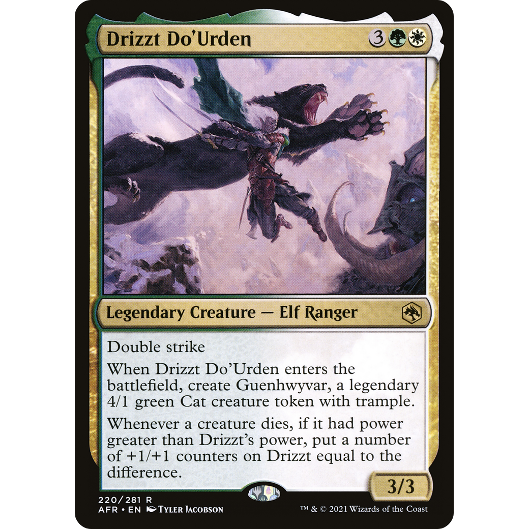 Drizzt Do'Urden (AFR-220) - Adventures in the Forgotten Realms Foil