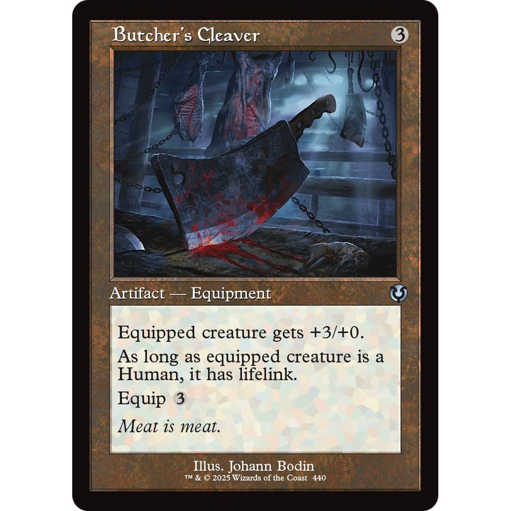 Butcher's Cleaver (INR-440) - Innistrad Remastered