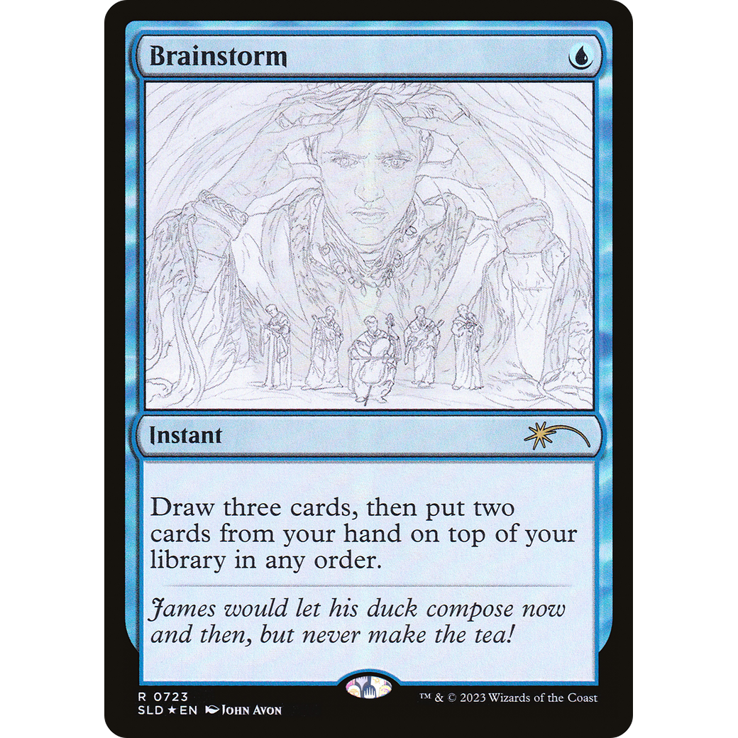 Brainstorm (0723) (Sketch Showcase) (SLD-723) - Secret Lair Drop Foil