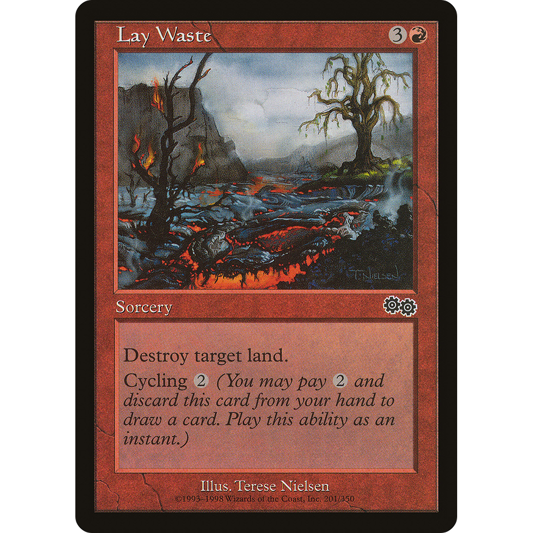 Lay Waste (USG-201) - Urza's Saga