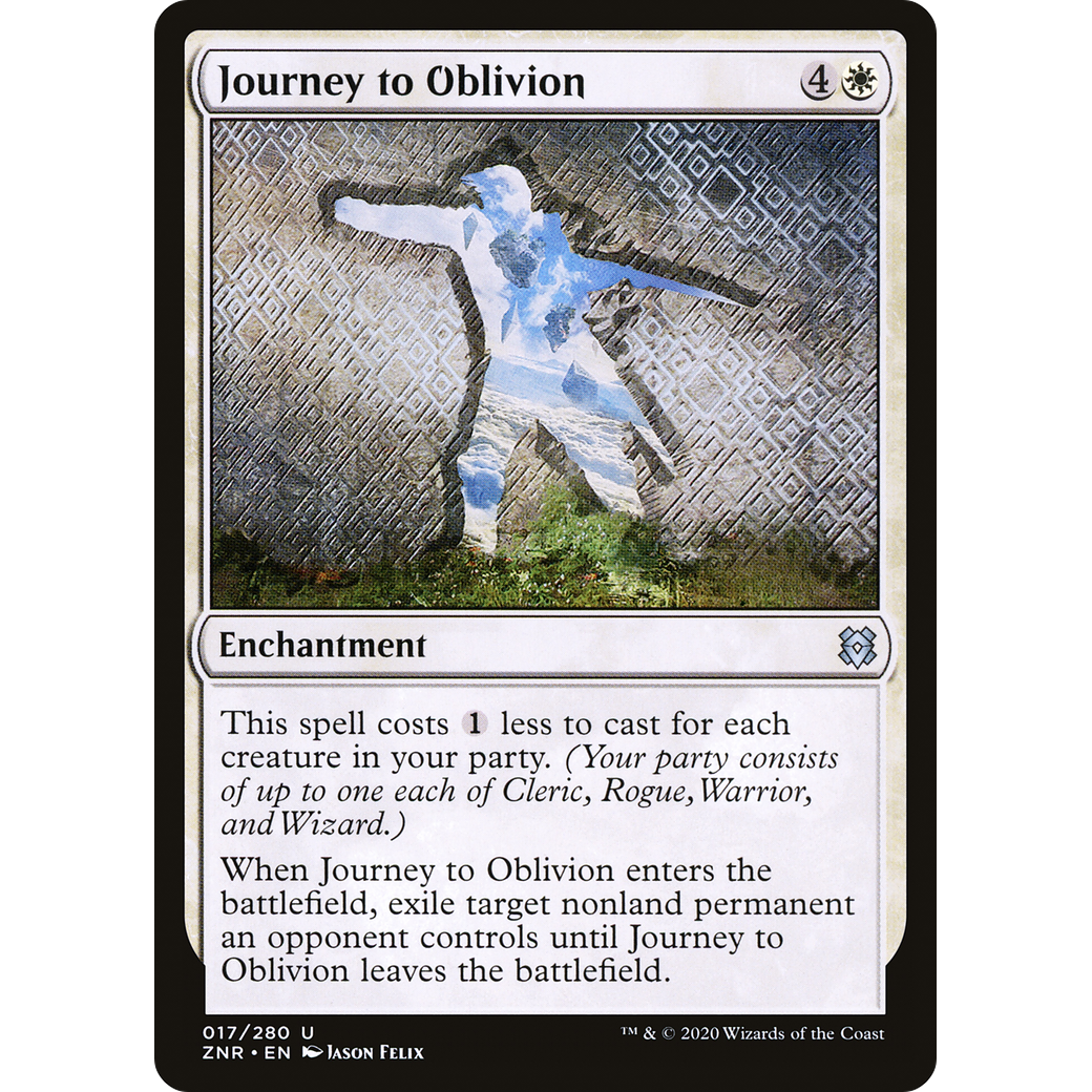 Journey to Oblivion (ZNR-017) - Zendikar Rising Foil