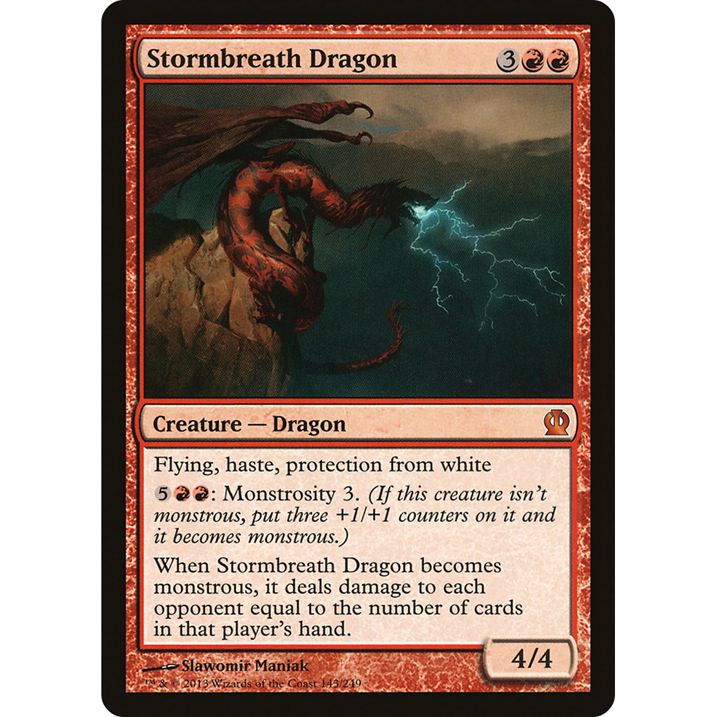 Stormbreath Dragon (THS-143) - Theros
