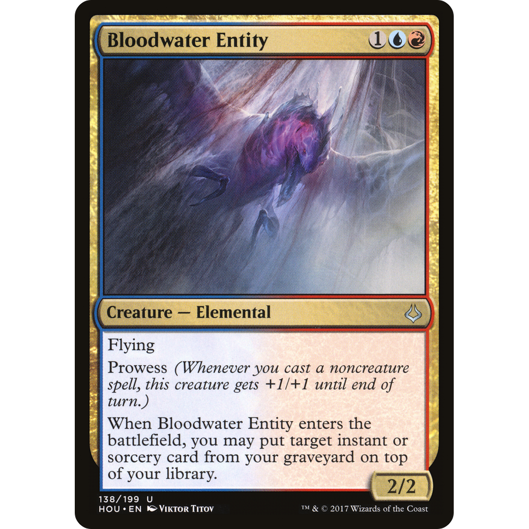 Bloodwater Entity (HOU-138) - Hour of Devastation Foil
