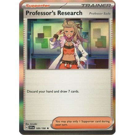 Professor's Research - 189/198 189 - SV01 Scarlet & Violet Base Set Holofoil