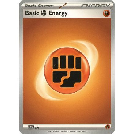 Basic Fighting Energy 6 - SV01 Scarlet & Violet Base Set