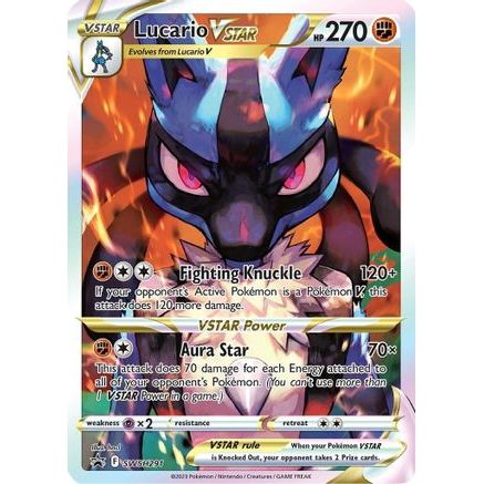 Lucario VSTAR - SWSH291 SWSH291/307 - SWSH Sword & Shield Promo Cards Holofoil