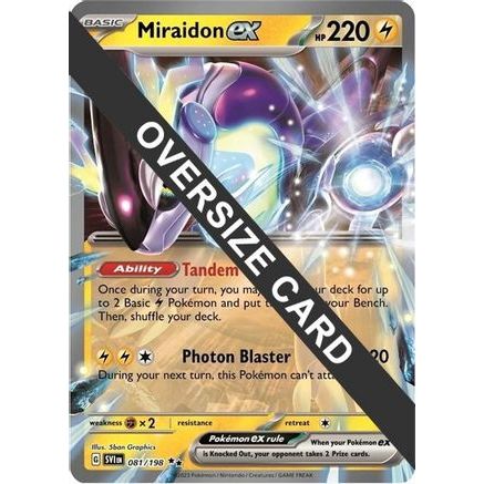 Miraidon ex 81 - Jumbo Cards Holofoil