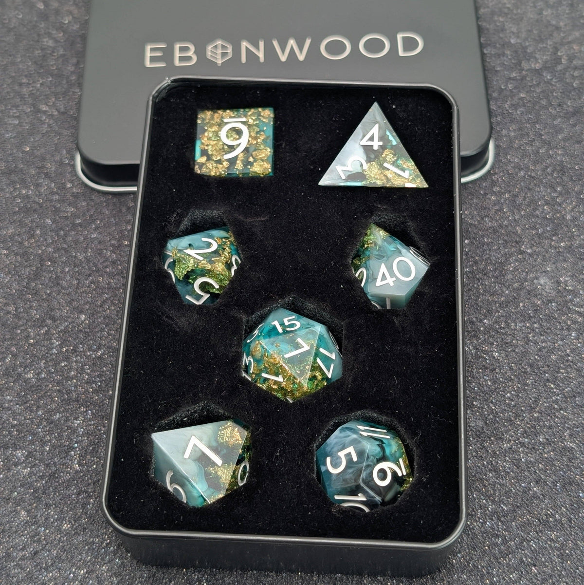 Deathmire 7-Piece Polyhedral Dice Set