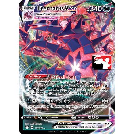 Eternatus VMAX 117 - Prize Pack Series Cards Holofoil