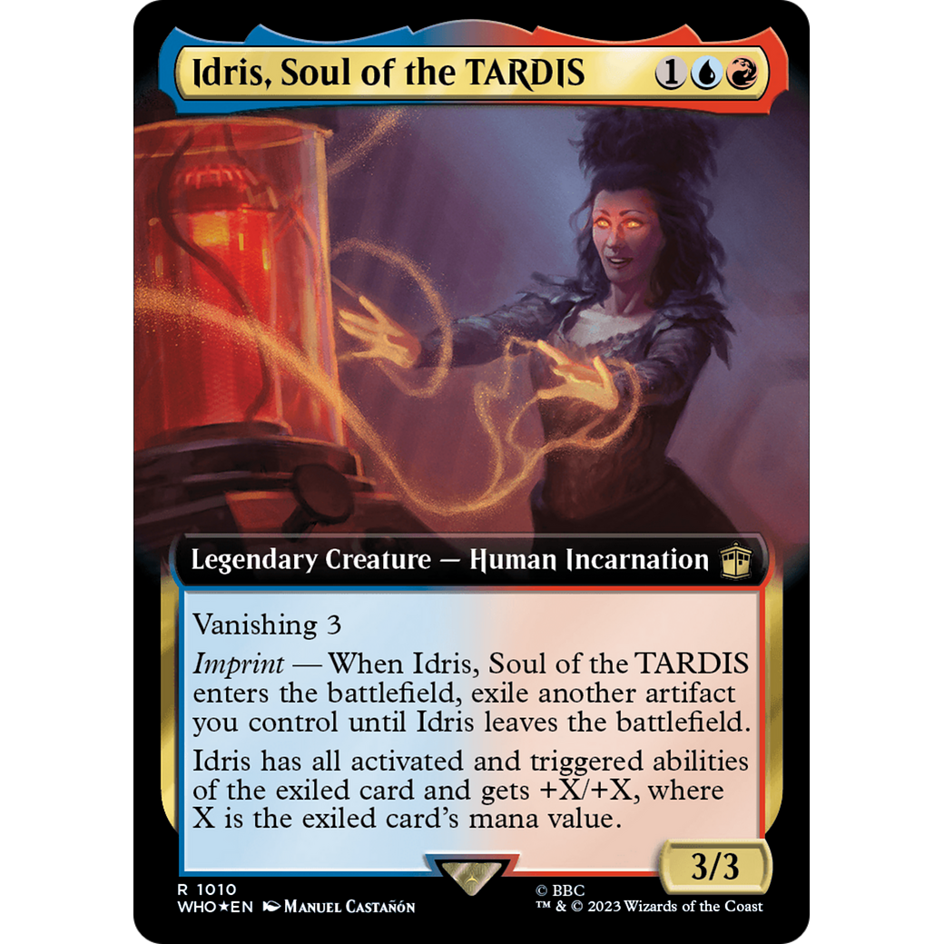 Idris, Soul of the TARDIS (Extended Art) (Surge Foil) (WHO-1010) - Doctor Who: (Extended Art) Foil