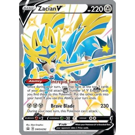 Zacian V (Shiny) - SWSH292 SWSH292/307 - SWSH Sword & Shield Promo Cards Holofoil