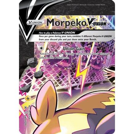 Morpeko V-Union - SWSH287 SWSH287 - SWSH Sword & Shield Promo Cards Holofoil