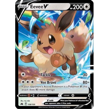 Eevee V 108/159 - Crown Zenith Holofoil