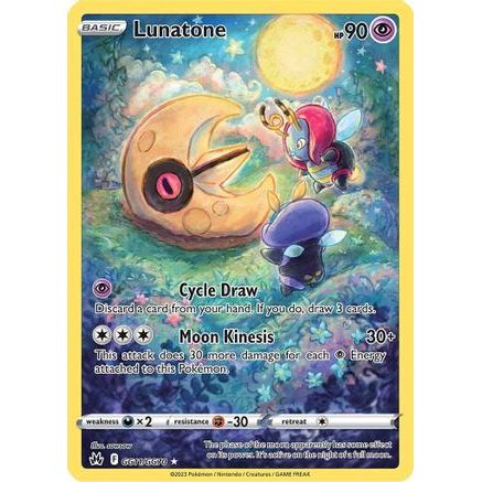 Lunatone GG11/70 - Crown Zenith Galarian Gallery Holofoil