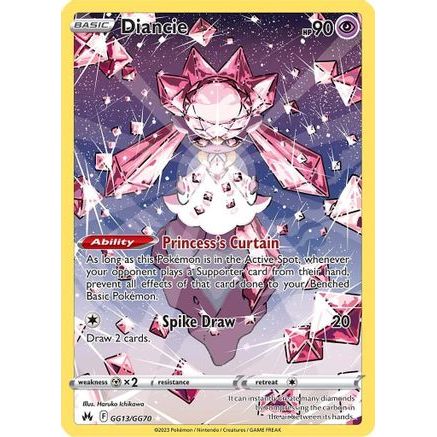 Diancie GG13/70 - Crown Zenith Galarian Gallery Holofoil