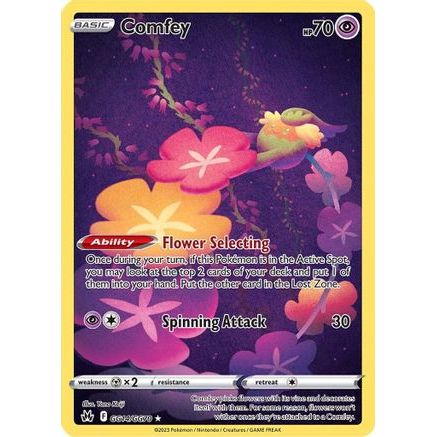 Comfey GG14/70 - Crown Zenith Galarian Gallery Holofoil
