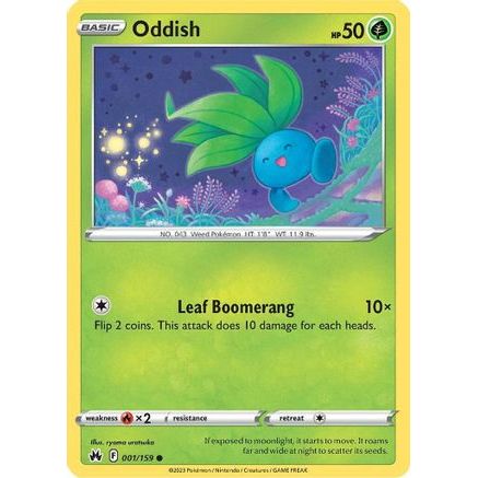 Oddish 1/159 - Crown Zenith