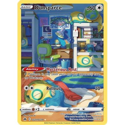 Dunsparce GG23/70 - Crown Zenith Galarian Gallery Holofoil