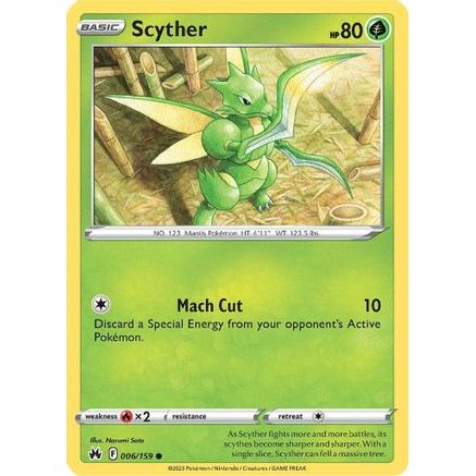 Scyther 6/159 - Crown Zenith