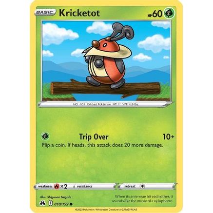 Kricketot 10/159 - Crown Zenith Reverse Holofoil