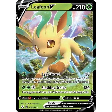 Leafeon V 13/159 - Crown Zenith Holofoil