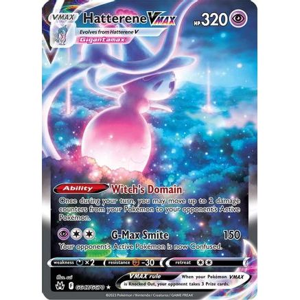Hatterene VMAX GG47/70 - Crown Zenith Galarian Gallery Holofoil