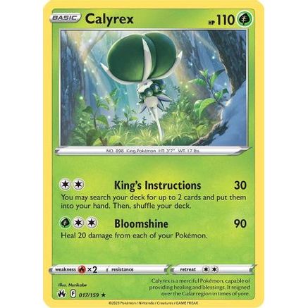 Calyrex 17/159 - Crown Zenith Reverse Holofoil