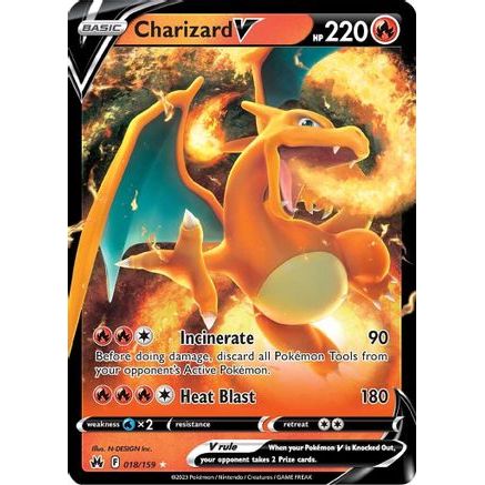 Charizard V 18/159 - Crown Zenith Holofoil