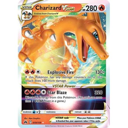 Charizard VSTAR 19/159 - Crown Zenith Holofoil