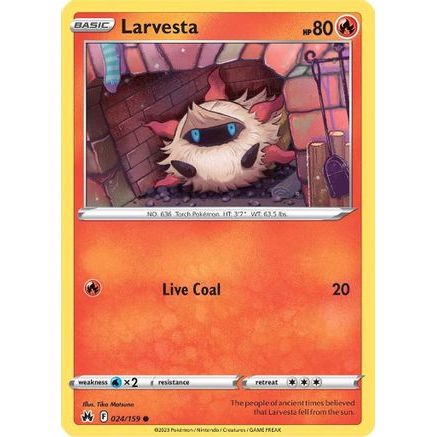 Larvesta 24/159 - Crown Zenith Reverse Holofoil