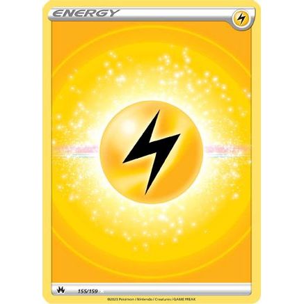 Lightning Energy (Texture Full Art) 155/159 - Crown Zenith Holofoil