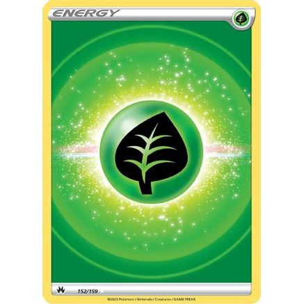 Grass Energy (Texture Full Art) 152/159 - Crown Zenith Holofoil