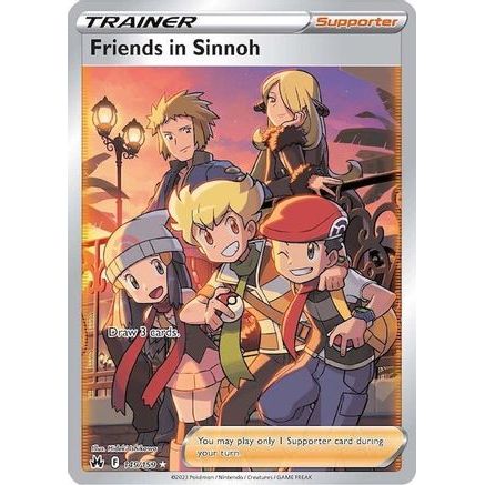 Friends in Sinnoh (Full Art) 149/159 - Crown Zenith Holofoil