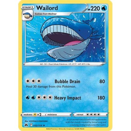 Wailord 32/159 - Crown Zenith