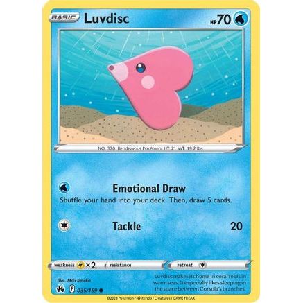 Luvdisc 35/159 - Crown Zenith Reverse Holofoil