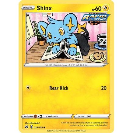 Shinx (39) 39/159 - Crown Zenith Reverse Holofoil