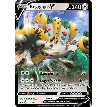 Regigigas V 113/159 - Crown Zenith Holofoil