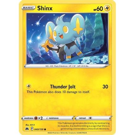 Shinx (40) 40/159 - Crown Zenith Reverse Holofoil
