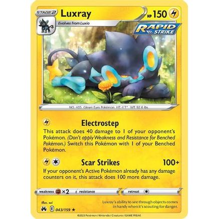 Luxray (43) 43/159 - Crown Zenith Reverse Holofoil