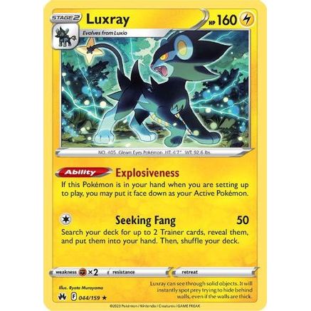 Luxray (44) 44/159 - Crown Zenith Reverse Holofoil