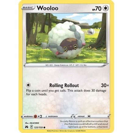 Wooloo 121/159 - Crown Zenith