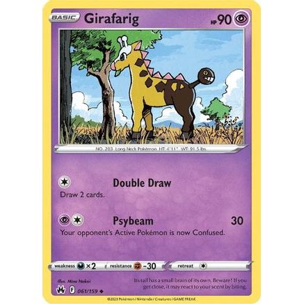 Girafarig 61/159 - Crown Zenith Reverse Holofoil